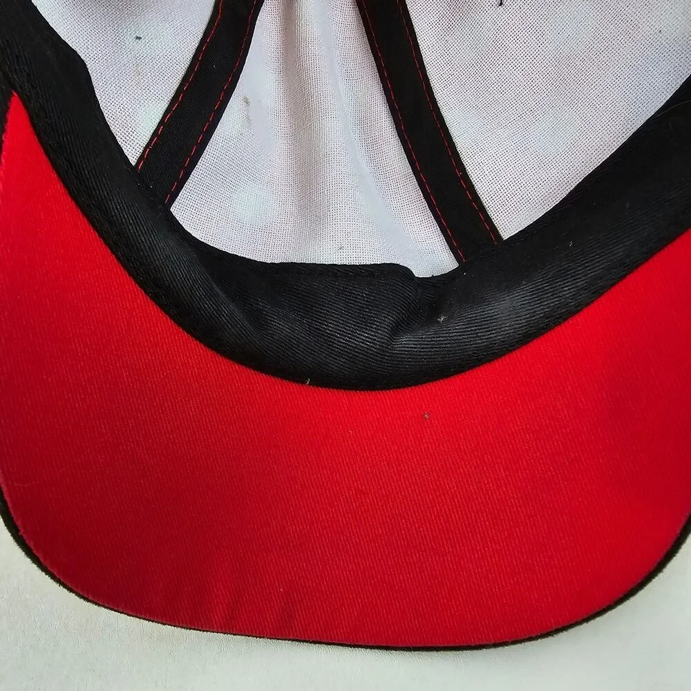 Minnie Mouse Polka Dot Ears Snapback Hat Cap Disney Parks World Girl Red Youth